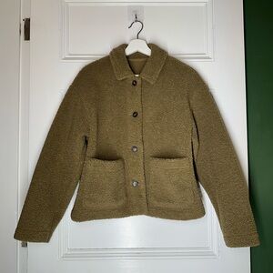 Uniqlo Women's Tan Teddy Jacket